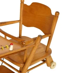 Kinderstuhl mit Tisch aus Buche, 1960er