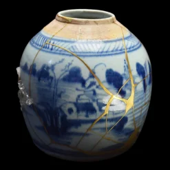 Kintsugi Geode Vase von Myriam Greff