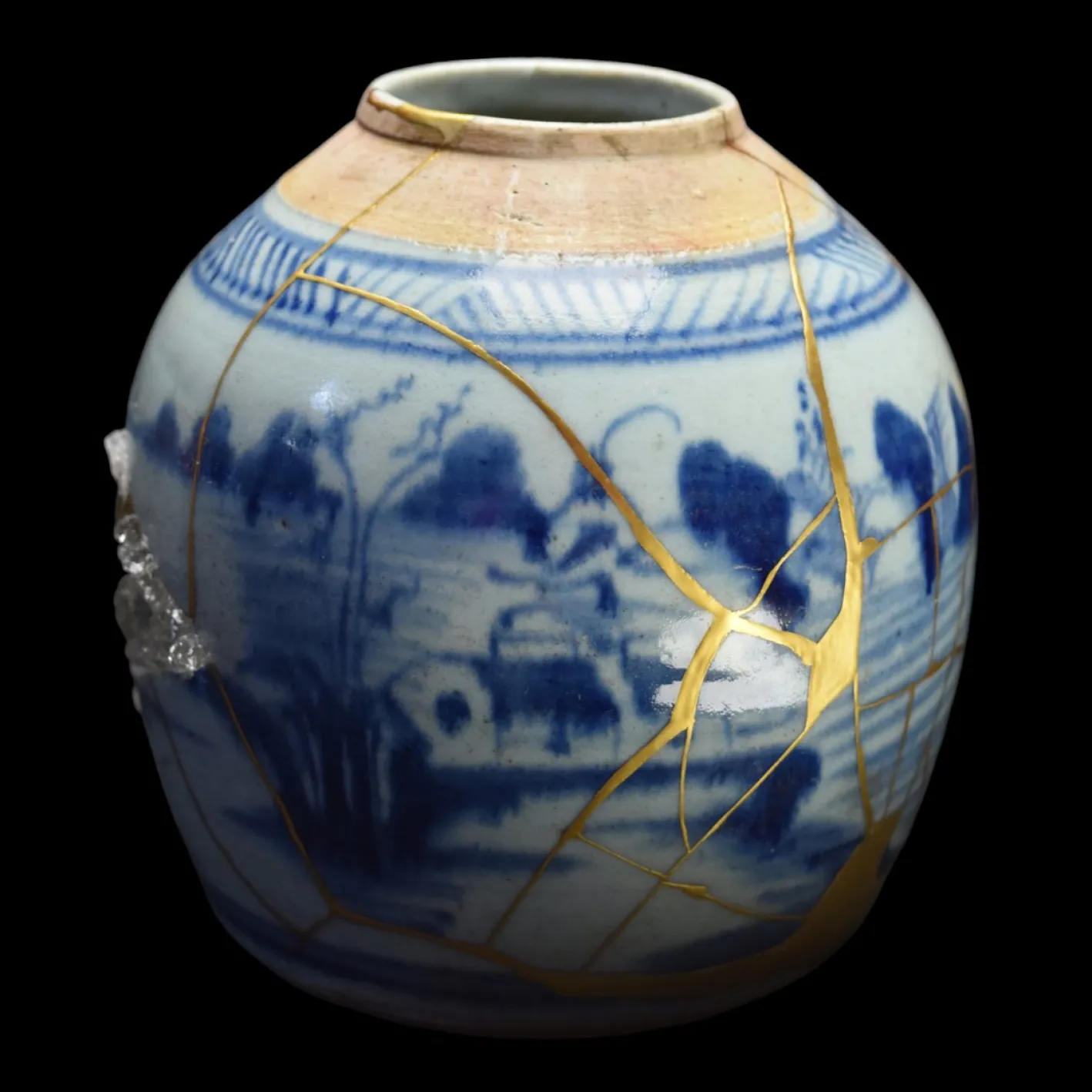 Kintsugi Geode Vase von Myriam Greff