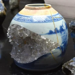 Kintsugi Geode Vase von Myriam Greff
