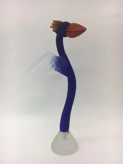 Kjell Engman für Kosta Boda Große Vogelskulptur, 1970er