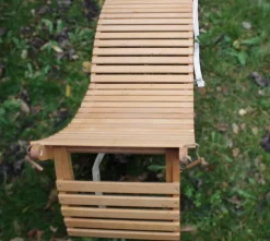Klappbare Mid-Century Sonnenliegen aus Holz, 1970er, 2er Set