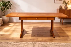Klappbarer Couchtisch aus Teak mit Schublade von Stag, 1970er
