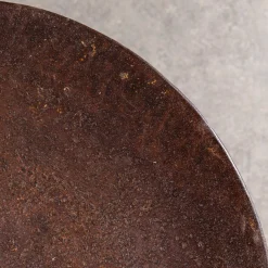 Klappbarer französischer Tisch aus Metall mit dreibeinigem Gestell, 1950er