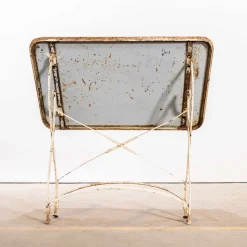 Klappbarer französischer Vintage Gartentisch, 1950er