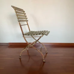 Klappbarer Gartenstuhl von Francillon Et Cie sa Lausanne, 1890er