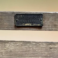Klappbarer Gartenstuhl von Francillon Et Cie sa Lausanne, 1890er