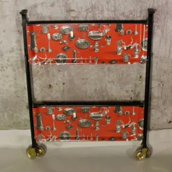 Klappbarer Servierwagen, 1950er