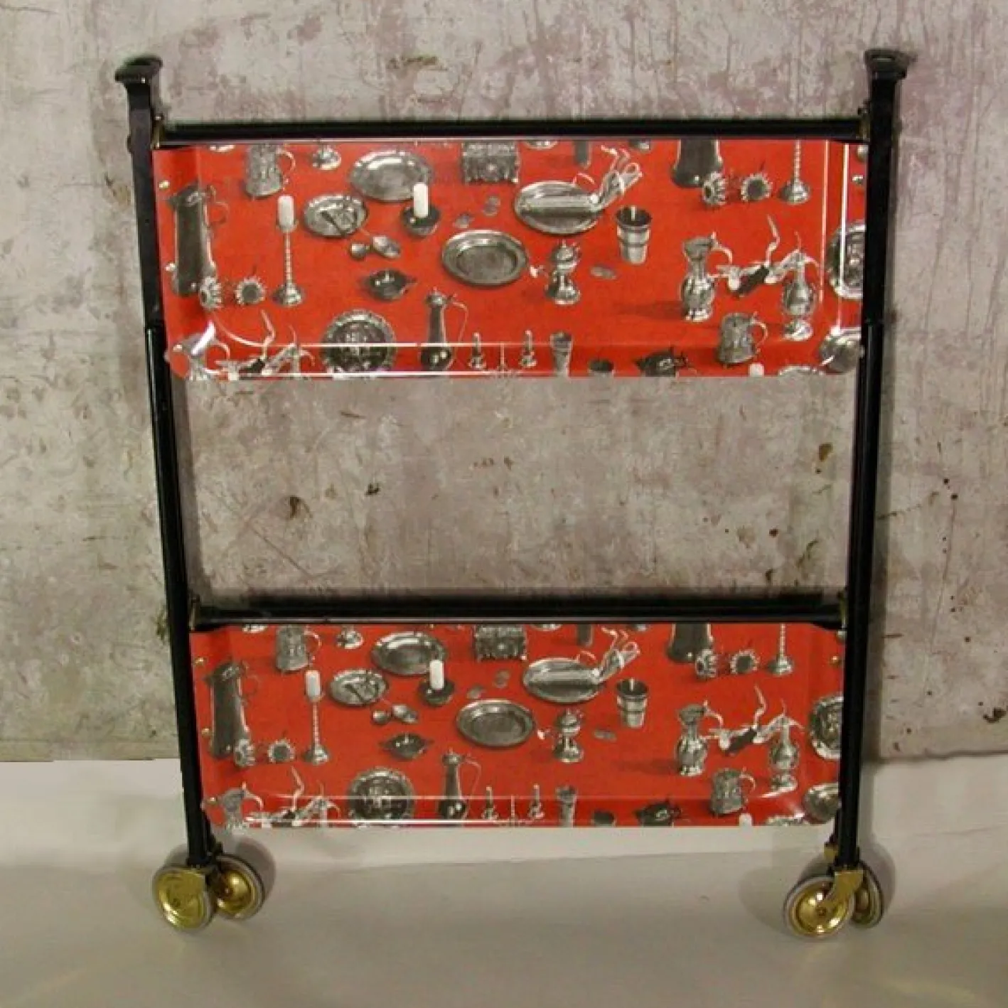 Klappbarer Servierwagen, 1950er