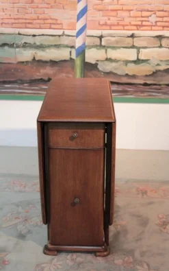 Klappbarer Vintage Esstisch aus Eiche