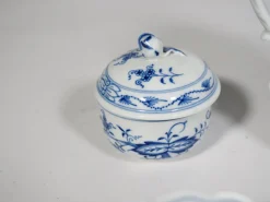 Klassisches Meissen Porzellan Kaffee- und Teeservice mit Zwiebelmuster, 1960er von Meissen Porcelain, 11er Set
