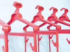 Kleiderbügel, 1970er, 5er Set