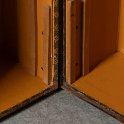 Kleiderschrank-Truhe mit monogrammiertem Leinen von Louis Vuitton, 1930er