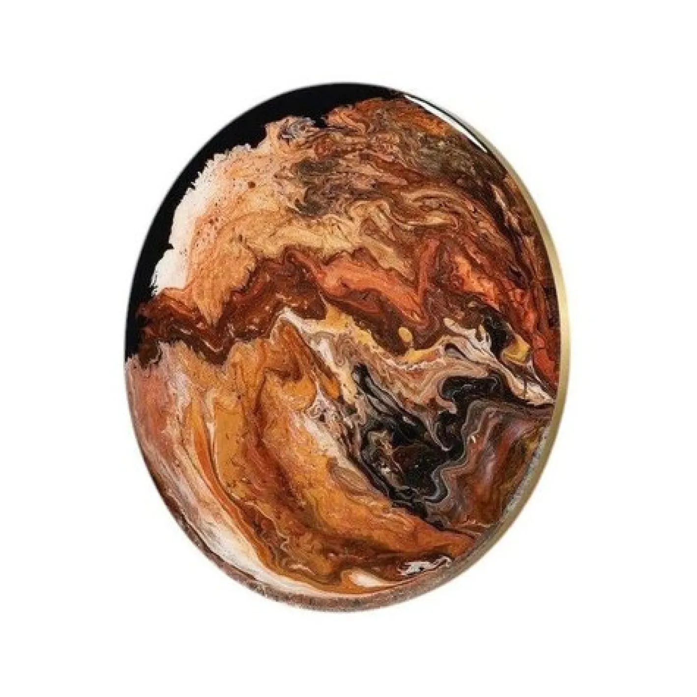 Kleine Africa Wandskulptur von Corine Vanvoorbergen