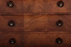 Kleine antike Biedermeier Kommode aus Nussholz, 1820
