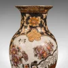 Kleine chinesische Vintage Satsuma Vase aus Keramik & Baluster Urne, 1960er