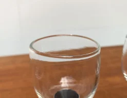 Kleine Deutsche Design Gläser von Regina Kaufmann für Glashagen Hütte, 4er Set