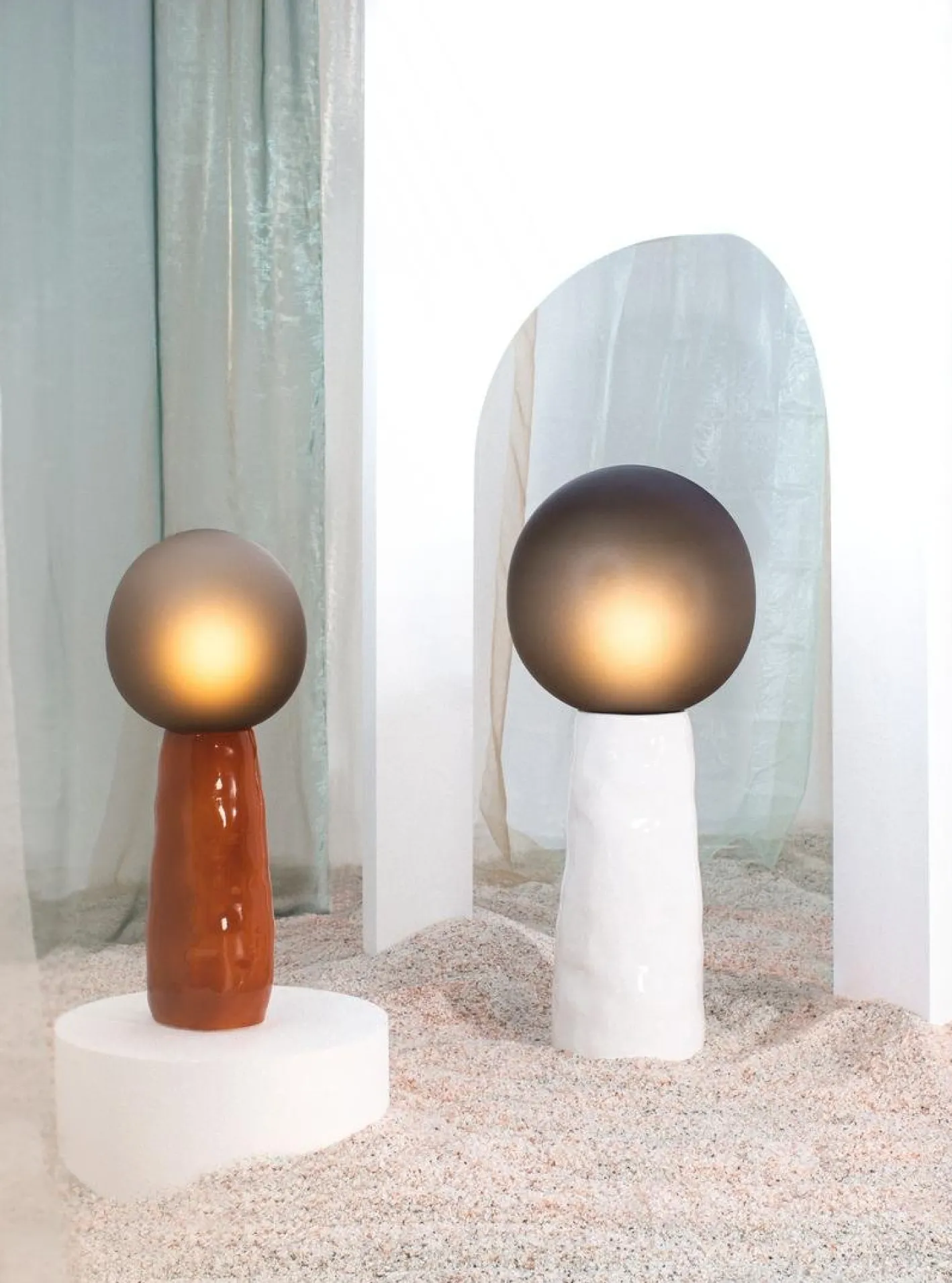 Kleine Kokeshi Lampe von Pulpo