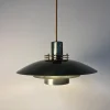 Kleine Leto Louvered Lampe aus versilbertem Kupfer von Top Lamper