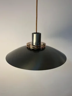 Kleine Leto Louvered Lampe aus versilbertem Kupfer von Top Lamper
