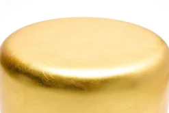 Kleiner Beistelltisch aus Blattgold & Gelbgold von Reda Amalou Design