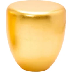 Kleiner Beistelltisch aus Blattgold & Gelbgold von Reda Amalou Design