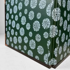 Kleiner japanischer Byōbu Klappschirm in Goldfarbe, 1970er