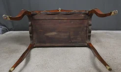 Kleiner Louis XV Damenschreibtisch mit Intarsien, frühes 20. Jh