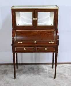 Kleiner zylinderförmiger Louis XVI Sekretär