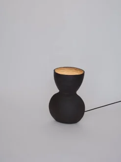 Kleine Schwarzweiße Unira Lampen von Ia Kutateladze, 2er Set