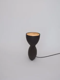 Kleine Schwarzweiße Unira Lampen von Ia Kutateladze, 2er Set