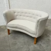 Kleines Mid-Century Banana Sofa, Dänemark, 1970er
