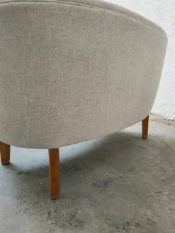 Kleines Mid-Century Banana Sofa, Dänemark, 1970er