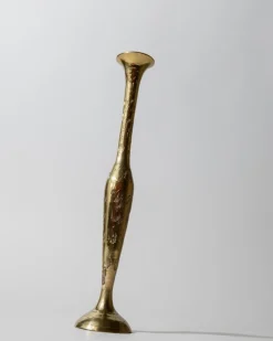 Kleine Vintage Vase aus Messing, 1960er