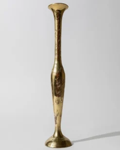 Kleine Vintage Vase aus Messing, 1960er