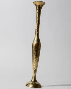 Kleine Vintage Vase aus Messing, 1960er