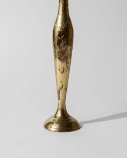 Kleine Vintage Vase aus Messing, 1960er