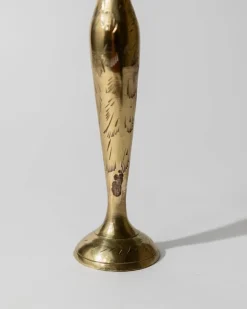 Kleine Vintage Vase aus Messing, 1960er