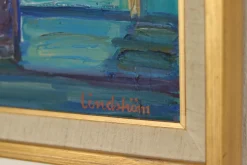 Knut Lindström, Fönster (Fenster), 1973, Öl auf Leinwand, Gerahmt