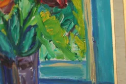 Knut Lindström, Fönster (Fenster), 1973, Öl auf Leinwand, Gerahmt