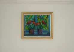 Knut Lindström, Fönster (Fenster), 1973, Öl auf Leinwand, Gerahmt