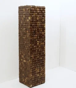 Kokosnuss-Mosaik-Pflanzenhalter, 2 . Set