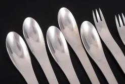 Komplettes Service für Fünf Personen von Arne Jacobsen für Georg Jensen, 1970er, 15er Set
