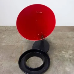 Konischer Kunststoff Papierkorb von Angelo Cortesi & Sergio Chiappa-Gatto für Kartell, 1989