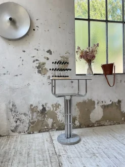 Konsolentisch aus Glas & Marmor, 1980er