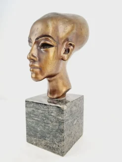 Kopf der Nofretete, 1920er-1940er, Bronze