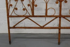 Kopfteil aus Pfau Rattan, 1970er