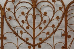 Kopfteil aus Pfau Rattan, 1970er