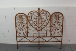 Kopfteil aus Pfau Rattan, 1970er