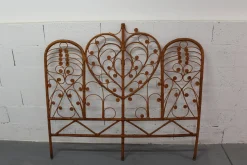 Kopfteil aus Pfau Rattan, 1970er